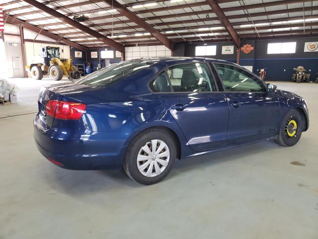 3VW2K7AJ3EM328209 - 2014 VOLKSWAGEN JETTA BASE BLUE photo 3