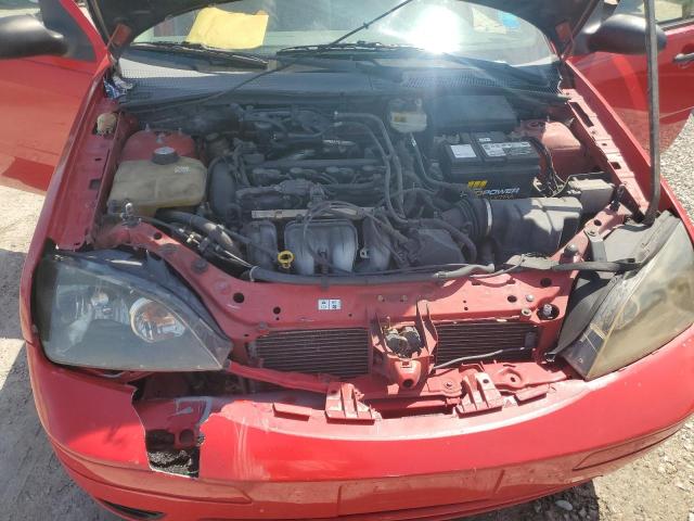 1FAFP34NX5W199243 - 2005 FORD FOCUS ZX4 RED photo 11