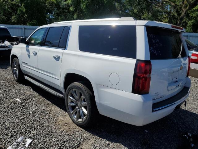 1GNSKJKCXJR203952 - 2018 CHEVROLET SUBURBAN K1500 PREMIER WHITE photo 2