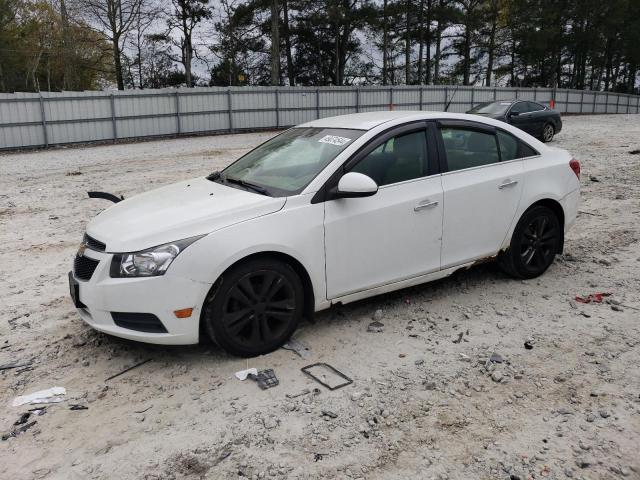 1G1PH5S93B7263442 - 2011 CHEVROLET CRUZE LTZ WHITE photo 1