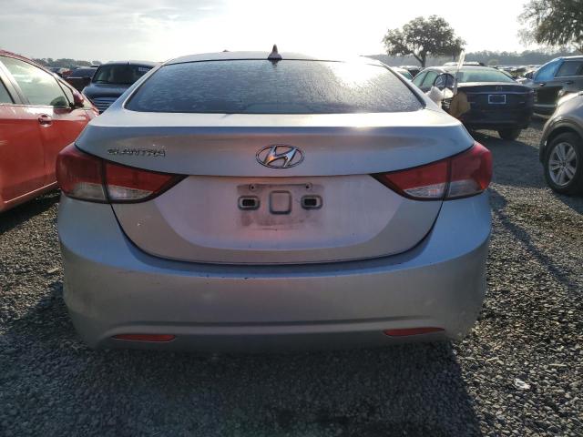 KMHDH4AE7DU713581 - 2013 HYUNDAI ELANTRA GLS SILVER photo 6