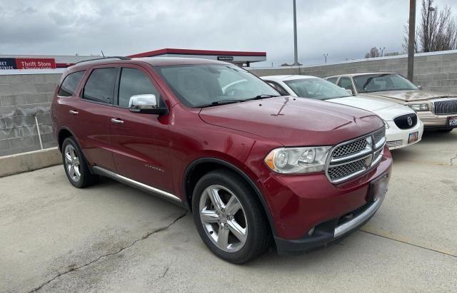 1C4SDJET9DC562926 - 2013 DODGE DURANGO CITADEL BURGUNDY photo 1