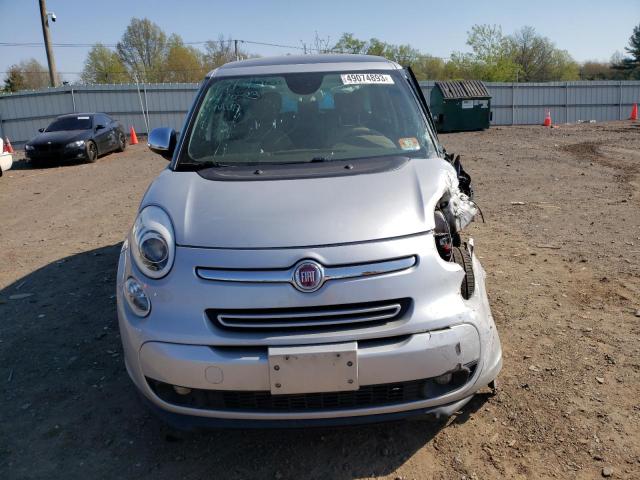 ZFBCFACH9EZ014875 - 2014 FIAT 500L LOUNGE SILVER photo 5