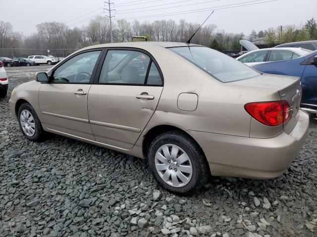 2T1BR32E44C292675 - 2004 TOYOTA COROLLA CE TAN photo 2