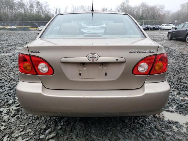 2T1BR32E44C292675 - 2004 TOYOTA COROLLA CE TAN photo 6