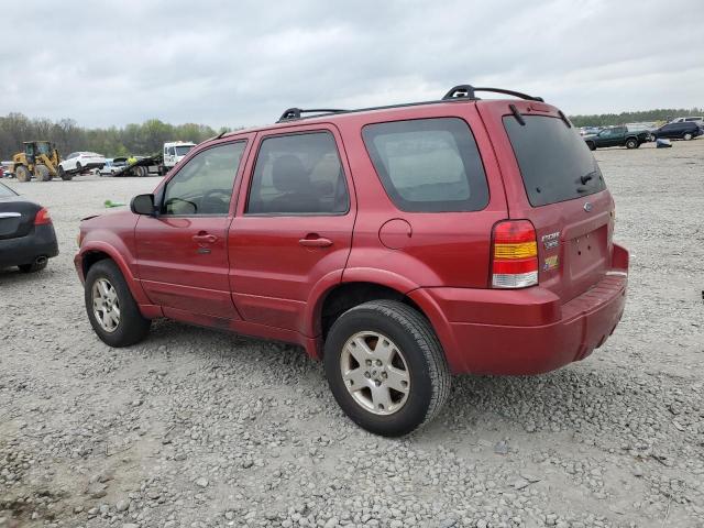 1FMYU94136KD46941 - 2006 FORD ESCAPE LIMITED RED photo 2