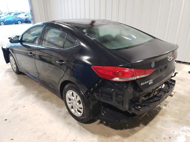 5NPD74LF7JH231213 - 2018 HYUNDAI ELANTRA SE BLACK photo 2