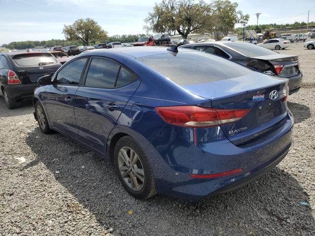 5NPD84LF5HH055723 - 2017 HYUNDAI ELANTRA SE BLUE photo 2