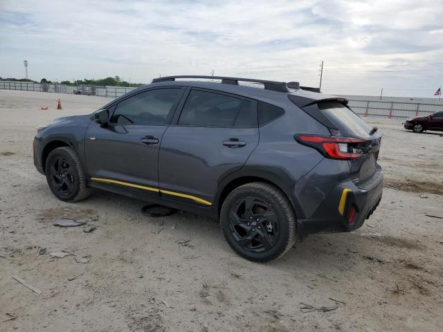 4S4GUHF61R3747787 - 2024 SUBARU CROSSTREK SPORT GRAY photo 2