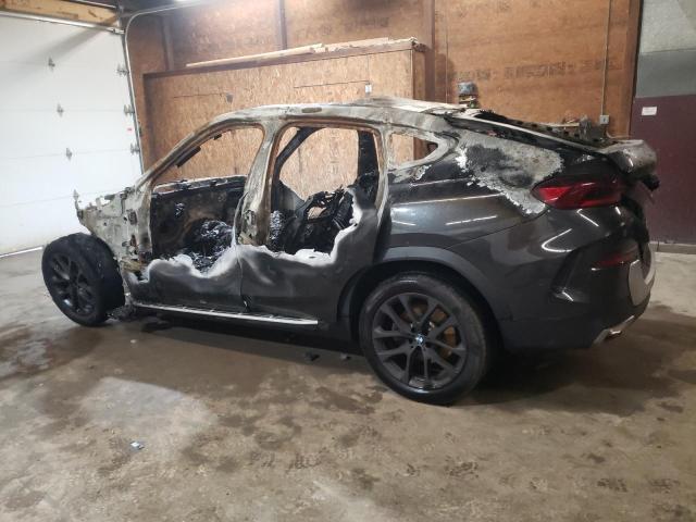 5UXCY6C04P9N68728 - 2023 BMW X6 XDRIVE40I GRAY photo 2