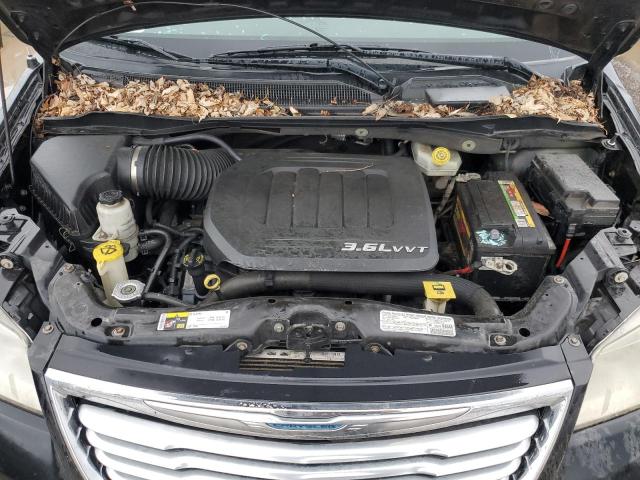 2C4RC1CGXDR711715 - 2013 CHRYSLER TOWN & COU TOURING L BLACK photo 12