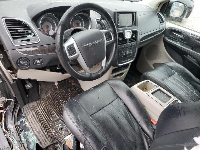 2C4RC1CGXDR711715 - 2013 CHRYSLER TOWN & COU TOURING L BLACK photo 8