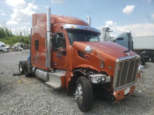 1XPCD49X9MD772678 - 2021 PETERBILT 567 ORANGE photo 1