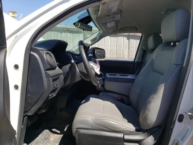 5TFUY5F14LX918577 - 2020 TOYOTA TUNDRA DOUBLE CAB SR/SR5 WHITE photo 7