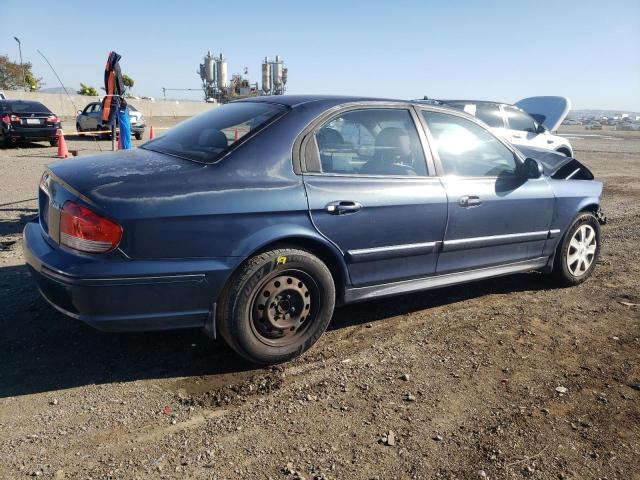 KMHWF25S13A903055 - 2003 HYUNDAI SONATA GL BLUE photo 3