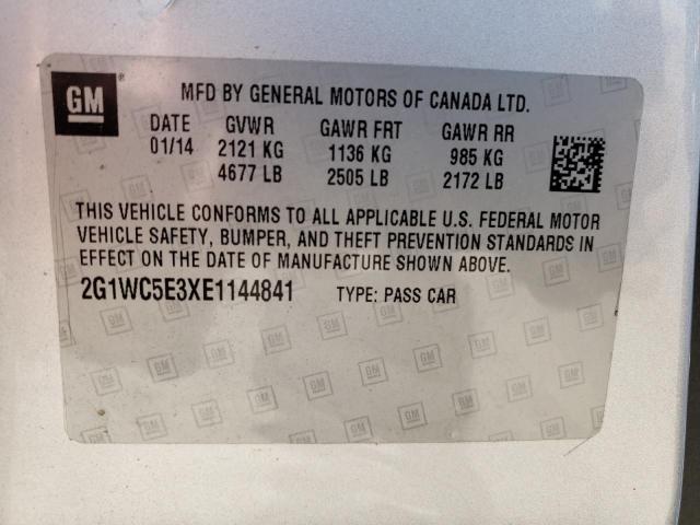 2G1WC5E3XE1144841 - 2014 CHEVROLET IMPALA LIM LTZ SILVER photo 13