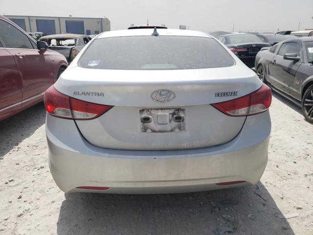 KMHDH4AE0BU119847 - 2011 HYUNDAI ELANTRA GLS SILVER photo 6