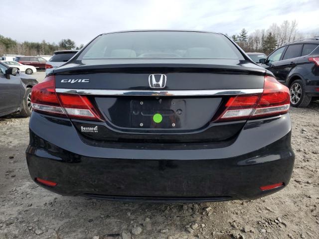 2HGFB2F59EH507969 - 2014 HONDA CIVIC LX BLACK photo 6