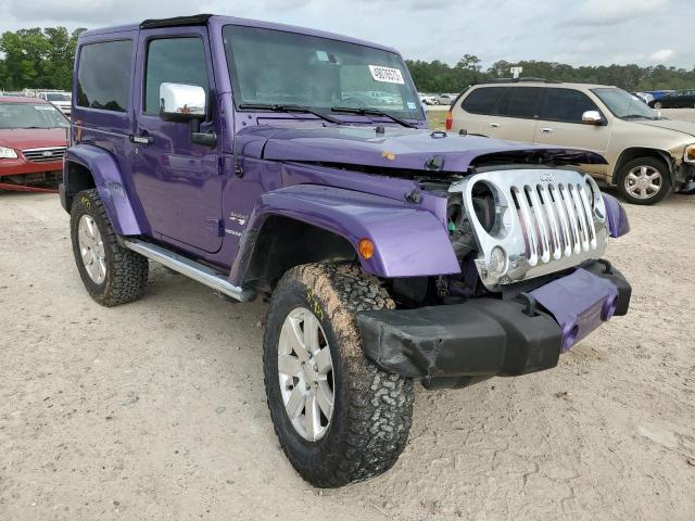 1C4GJWBG2HL666375 - 2017 JEEP WRANGLER SAHARA PURPLE photo 4