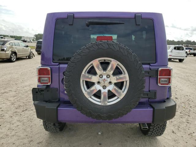 1C4GJWBG2HL666375 - 2017 JEEP WRANGLER SAHARA PURPLE photo 6