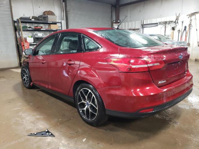 1FADP3H21HL306693 - 2017 FORD FOCUS SEL RED photo 2