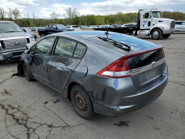 JHMZE2H3XCS005734 - 2012 HONDA INSIGHT GRAY photo 2