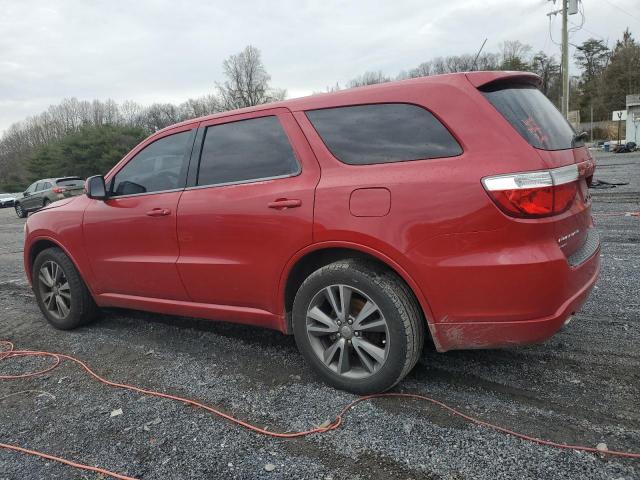 1C4RDJAG0DC687367 - 2013 DODGE DURANGO SXT RED photo 2