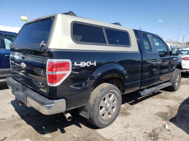 1FTFX1EFXBFB92052 - 2011 FORD F150 SUPER CAB BLACK photo 3