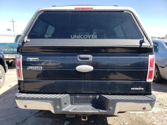 1FTFX1EFXBFB92052 - 2011 FORD F150 SUPER CAB BLACK photo 6