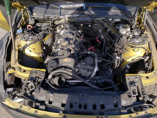 WBS4Y9C56KAG67315 - 2019 BMW M4 YELLOW photo 11