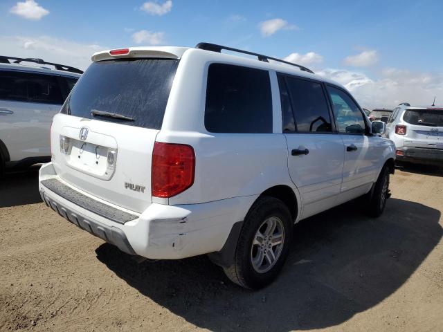 2HKYF18694H611282 - 2004 HONDA PILOT EXL WHITE photo 3