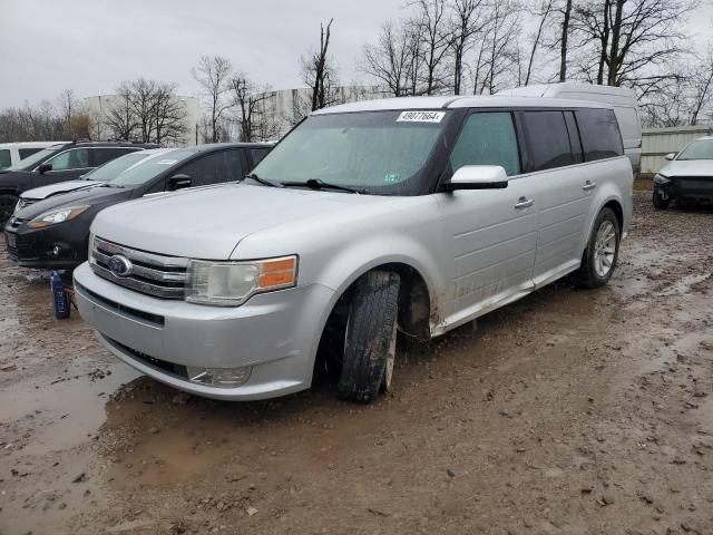 2FMGK5CC1BBD21165 - 2011 FORD FLEX SEL SILVER photo 1