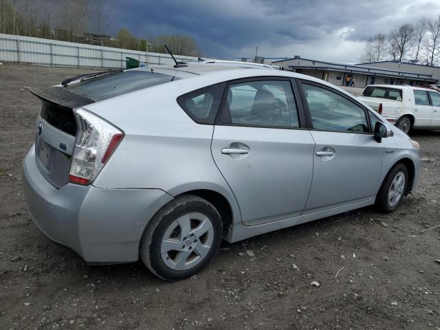 JTDKN3DU2A0022401 - 2010 TOYOTA PRIUS SILVER photo 3