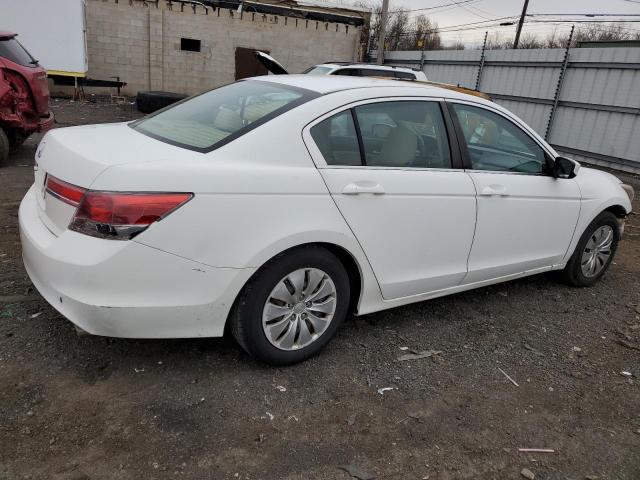 1HGCP2F30CA228425 - 2012 HONDA ACCORD LX WHITE photo 3