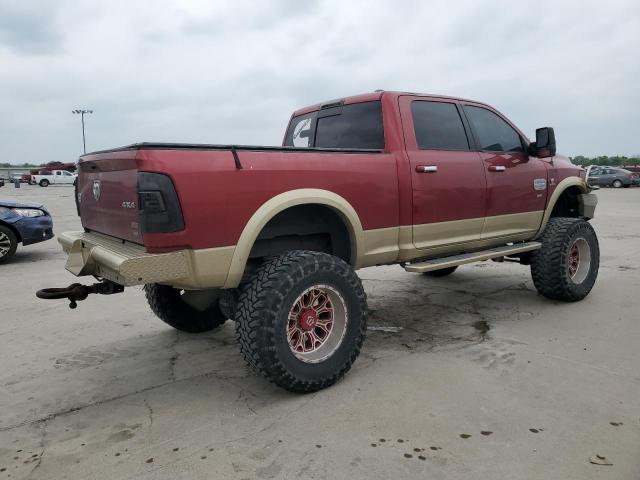 3C6UD5GL6CG327173 - 2012 DODGE RAM 2500 LONGHORN BURGUNDY photo 3