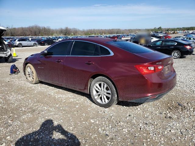 1G1ZE5ST4GF234641 - 2016 CHEVROLET MALIBU LT RED photo 2