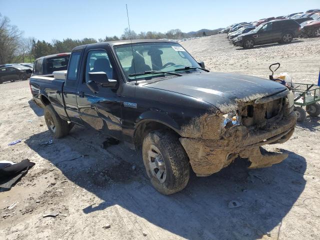 1FTYR14U27PA04967 - 2007 FORD RANGER SUPER CAB BLACK photo 4