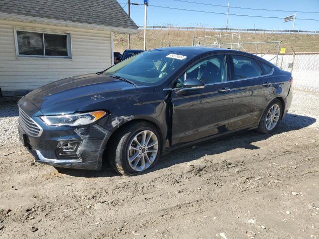 3FA6P0MU2LR106320 - 2020 FORD FUSION SEL BLUE photo 1