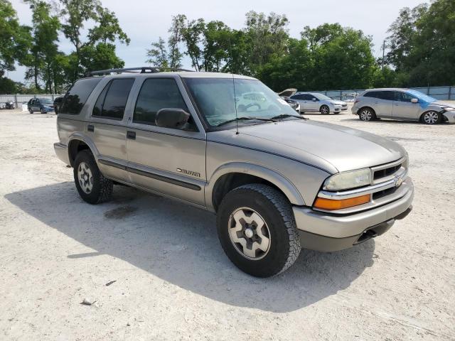 1GNDT13W82K176128 - 2002 CHEVROLET BLAZER TAN photo 4