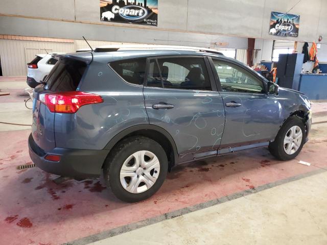 JTMBFREV6ED085233 - 2014 TOYOTA RAV4 LE BLUE photo 3