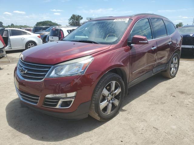 1GNKRJKD7GJ176494 - 2016 CHEVROLET TRAVERSE LTZ RED photo 1