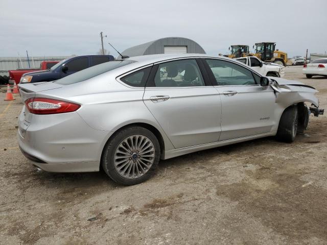 3FA6P0RU0ER324624 - 2014 FORD FUSION TITANIUM HEV SILVER photo 3