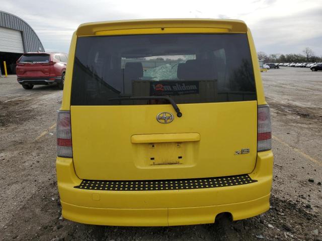 JTLKT324154016990 - 2005 TOYOTA SCION XB YELLOW photo 6