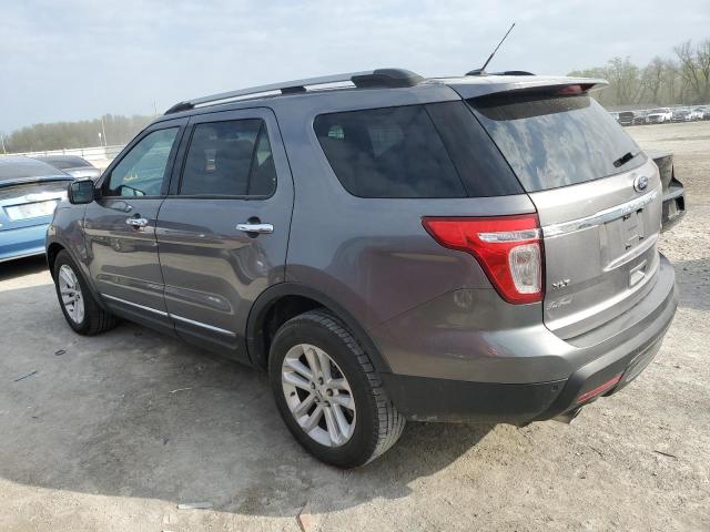 1FM5K7D84EGC05291 - 2014 FORD EXPLORER XLT GRAY photo 2