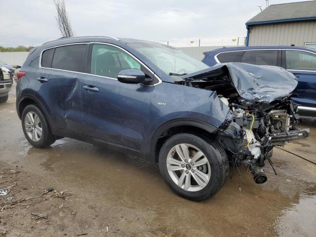 KNDPMCAC9J7419261 - 2018 KIA SPORTAGE LX BLUE photo 4