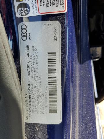 WAU32AFC2DN082527 - 2013 AUDI S7 PRESTIGE BLUE photo 13