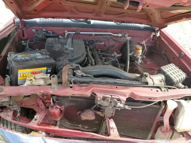 1N6DD26S6XC315658 - 1999 NISSAN FRONTIER KING CAB XE RED photo 11