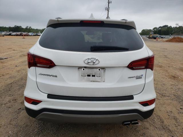 5XYZW4LA2JG535411 - 2018 HYUNDAI SANTA FE S WHITE photo 6