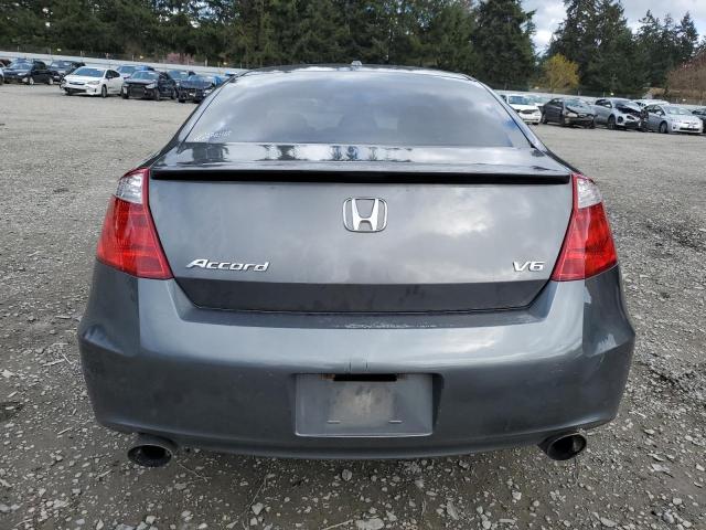 1HGCS2B8XAA007508 - 2010 HONDA ACCORD EXL GRAY photo 6