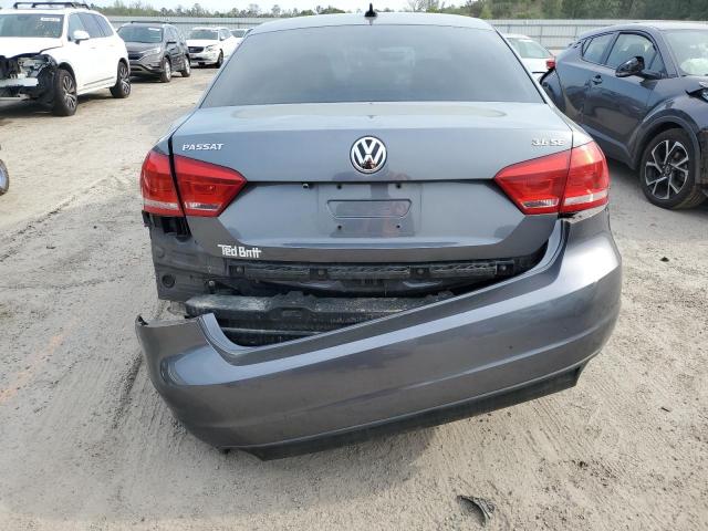 1VWBM7A35DC144692 - 2013 VOLKSWAGEN PASSAT SE GRAY photo 6